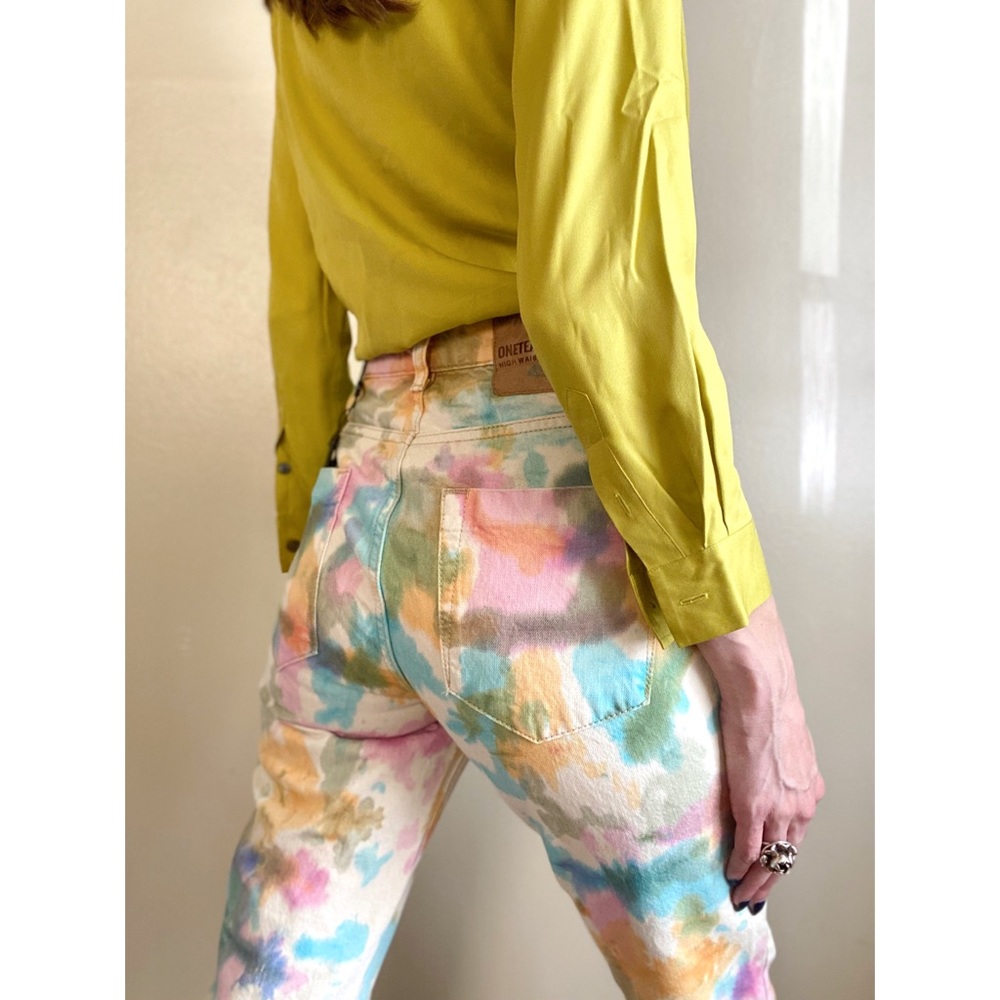 NWT one teaspoon tie dye baggies - Picture 8 of 9